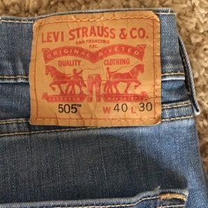 Levi's Jeans - Men’s 505 Levi’s. Levi's Jeans - Men’s 505 Levi’s.